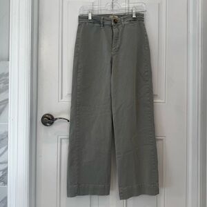 Marine Layer Light Green Wide Leg Pants - 6